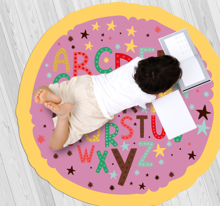 Educational Alphabetic alphabet carpet - TenStickers