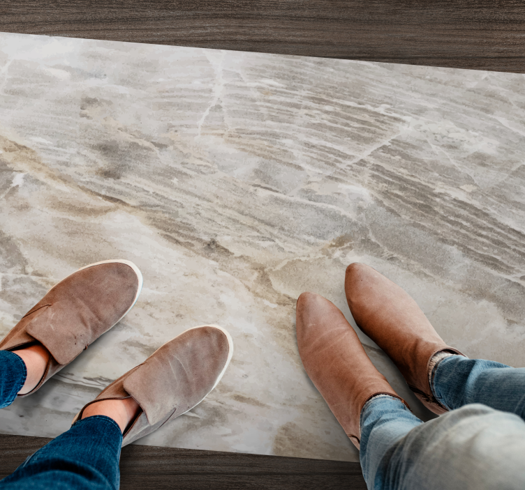 Elegant Finish marble rug - TenStickers