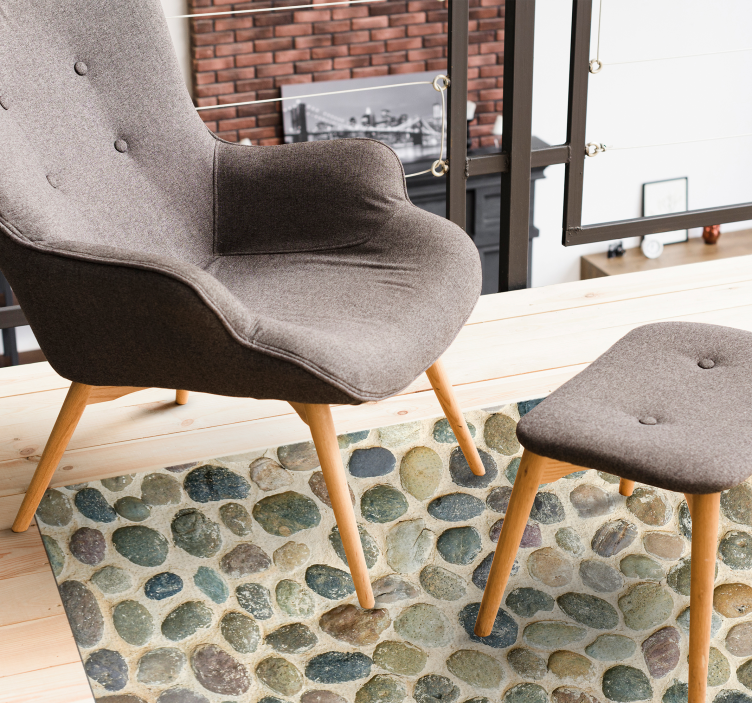 Elegant stones stone floor tiles - TenStickers