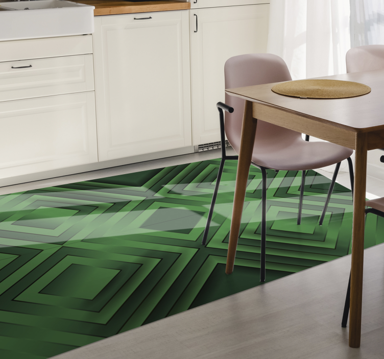 Rhombuses pattern geometric rug - TenStickers
