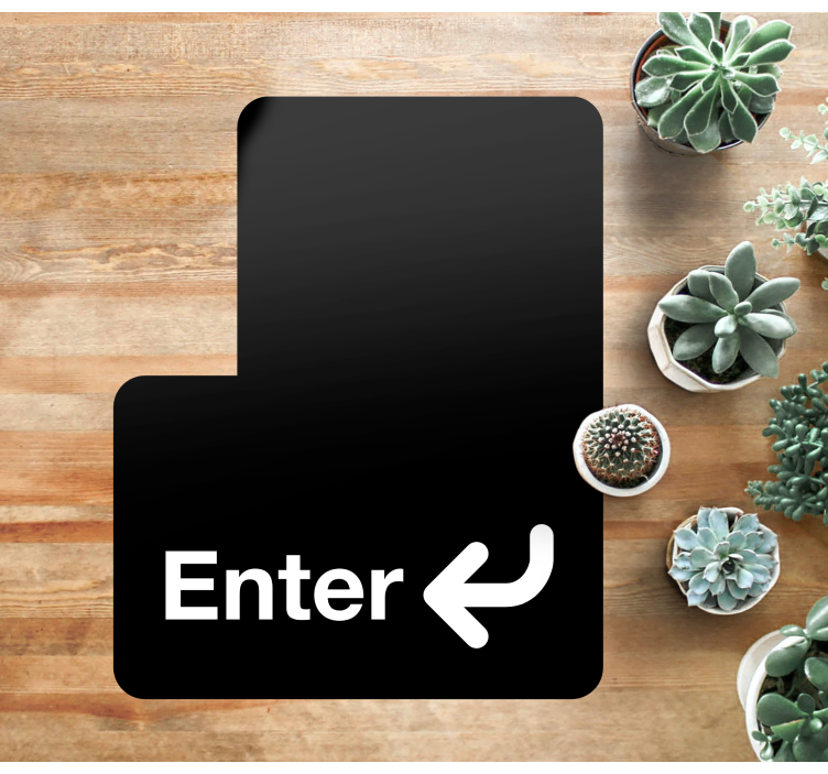 Enter Signage teenage bedroom rug - TenStickers
