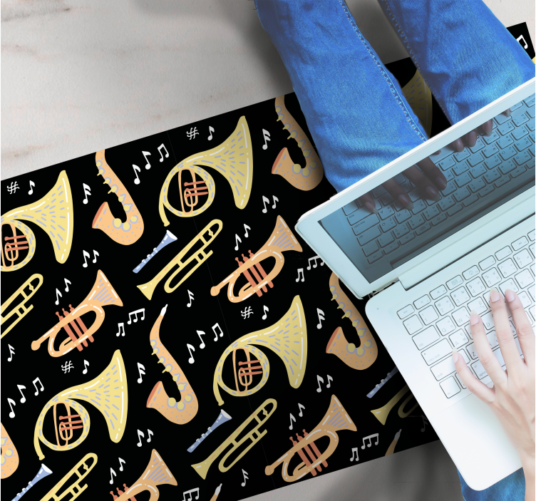 Event carpet musical instrument ideas - TenStickers