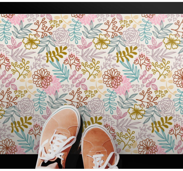 Floral Patterns Collection bedroom carpet - TenStickers