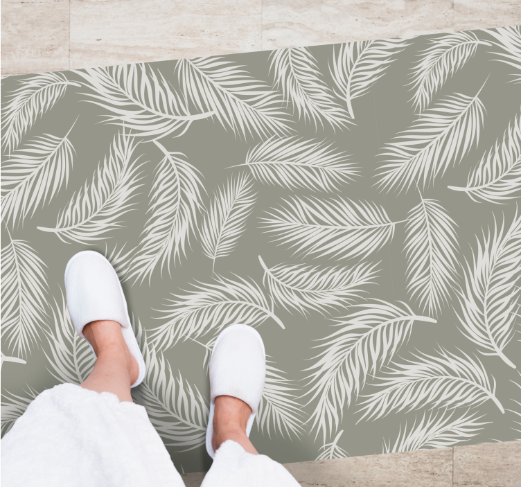 Foliage Botanical Concept nature rug - TenStickers