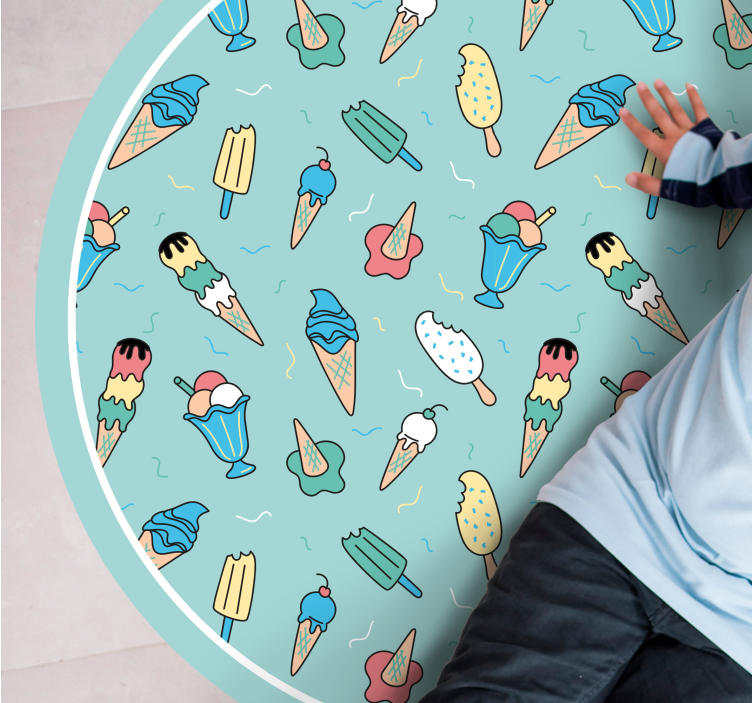 Frozen Treat Joy kids rug - TenStickers