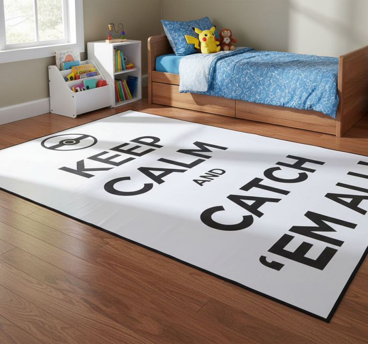 Game rug pokémon keep calm - TenStickers