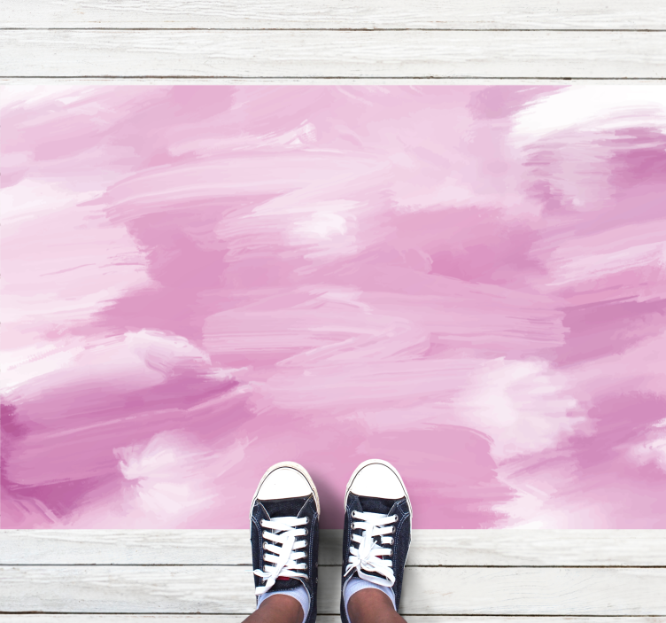 Gentle rose tones texture rug - TenStickers