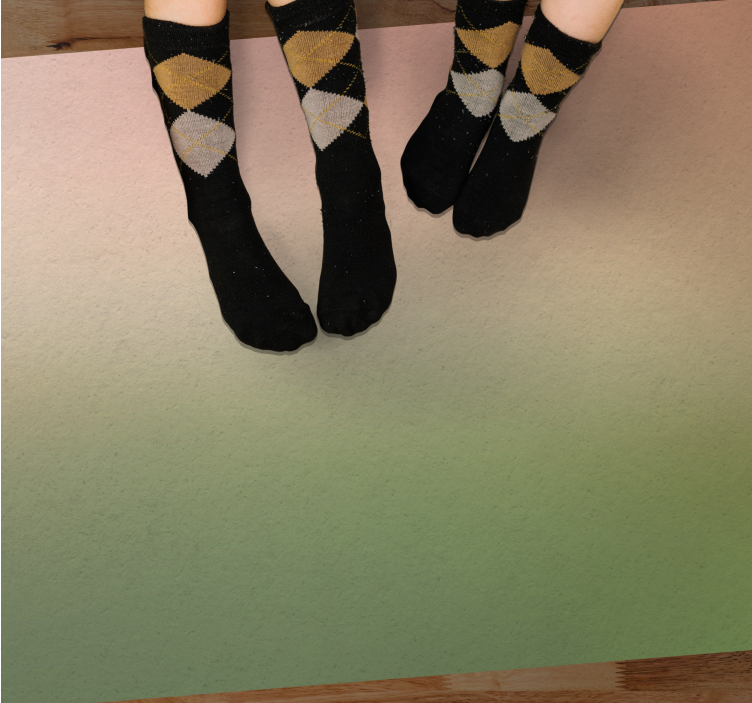 Gradient Color Blend entrance hall rug - TenStickers