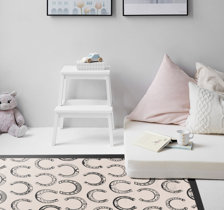 Horseshoe Pattern mosaic rug - TenStickers