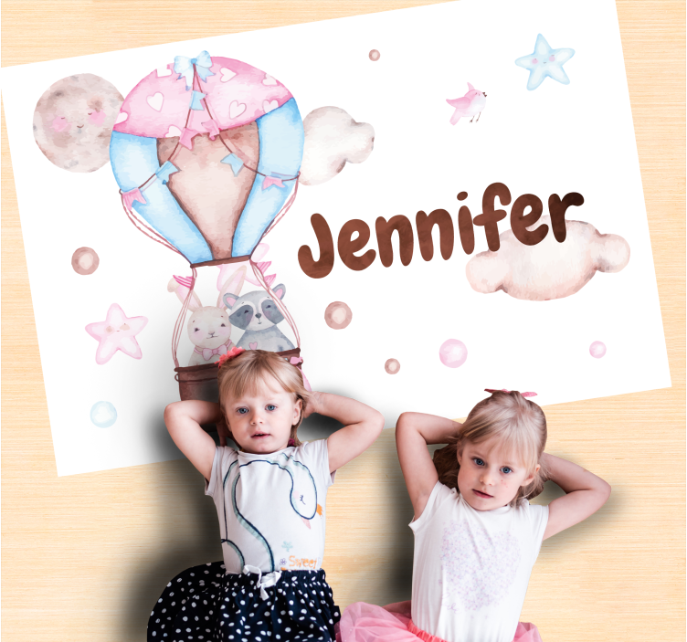 Hot Air Ballooning custom floor mat - TenStickers