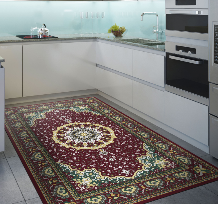 Kitchen persian texture kitchen floor tiles - TenStickers