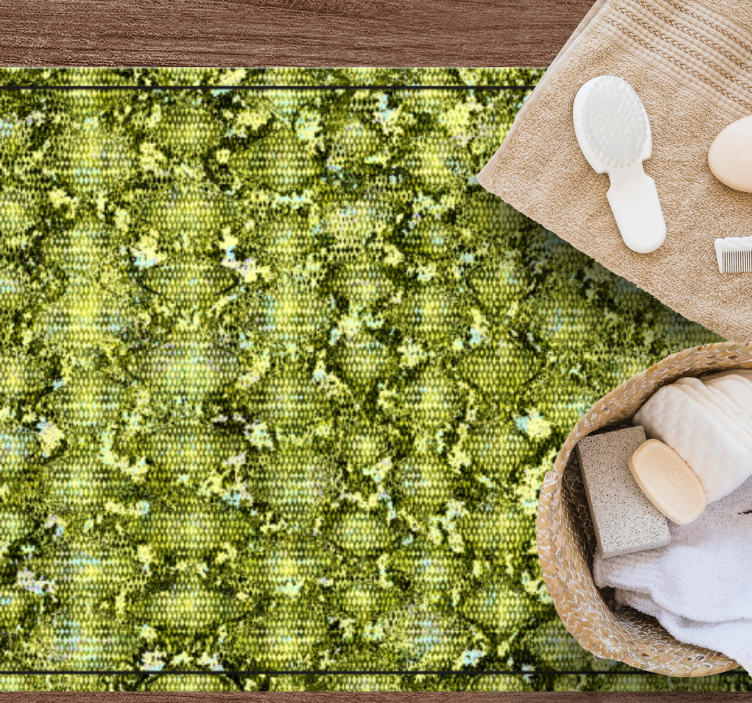 Lively Greenery Concept texture rug - TenStickers
