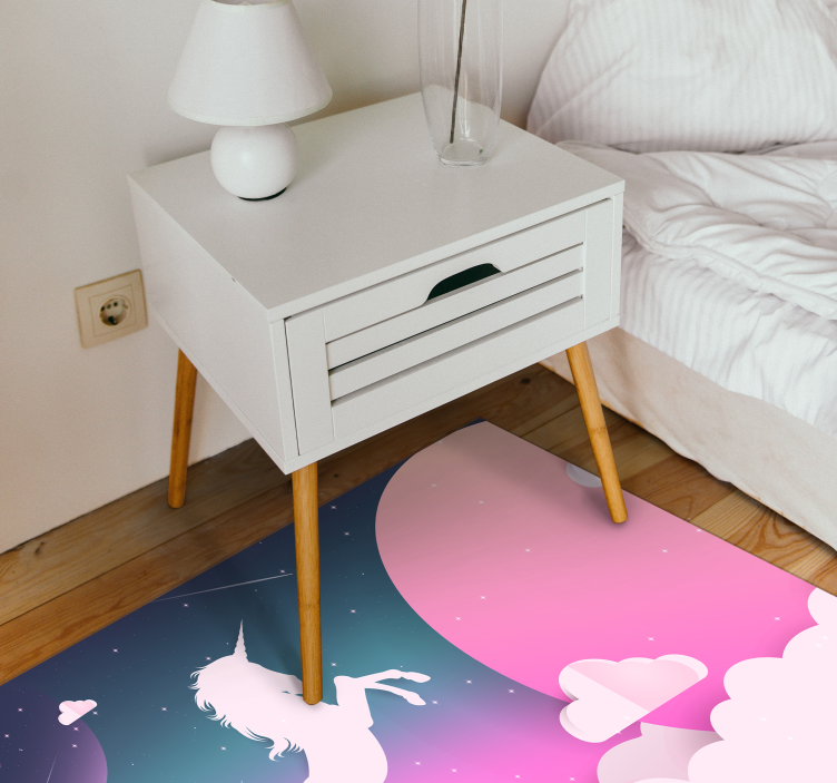 Magical Unicorn kids carpet - TenStickers
