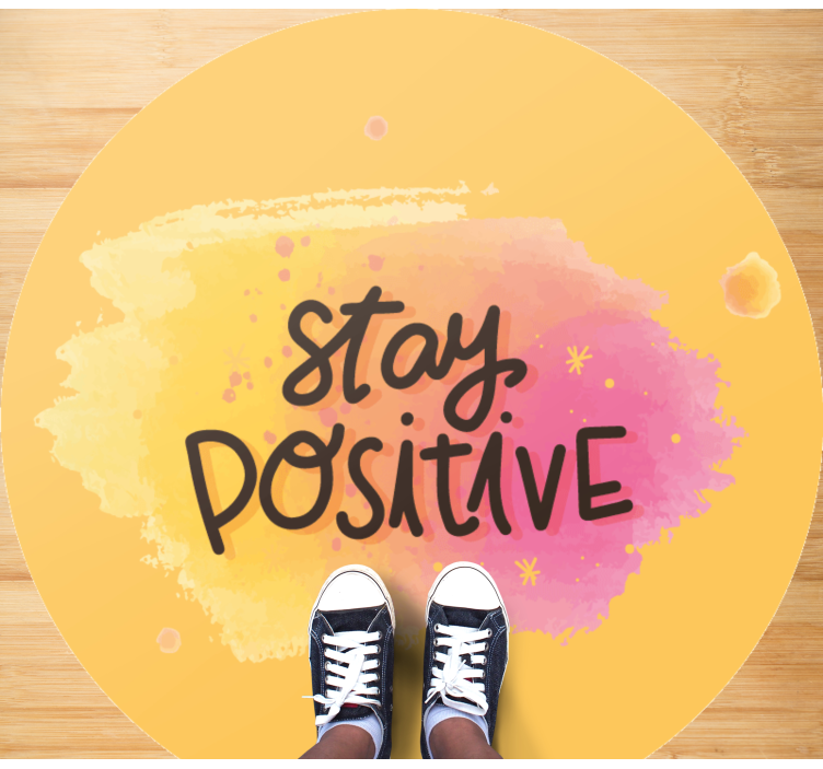 Maintain optimis quote rug - TenStickers