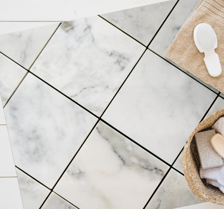 Marble rug marble imitation - TenStickers
