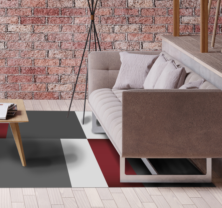 Minimalist Blocks minimalistic rug - TenStickers