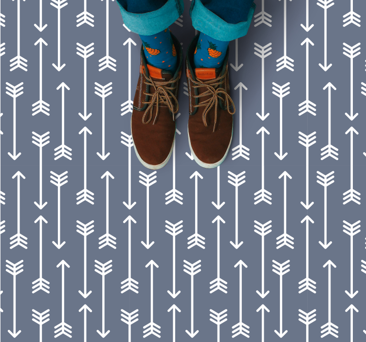 Minimalistic arrow stripes stripes carpet - TenStickers