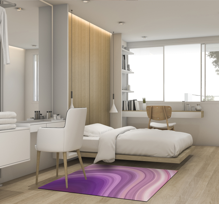 Modern abstract purple pvc carpet - TenStickers