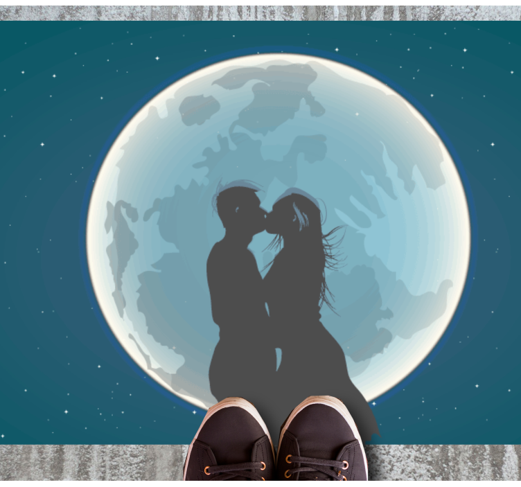 Moonlit Kiss bedroom carpet - TenStickers