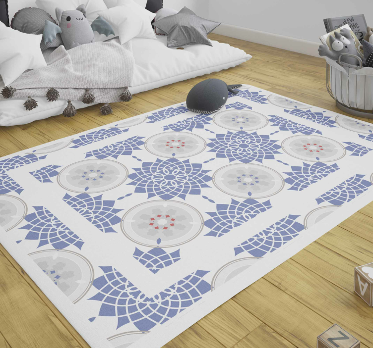 Mosaic rug mosaic design delight - TenStickers