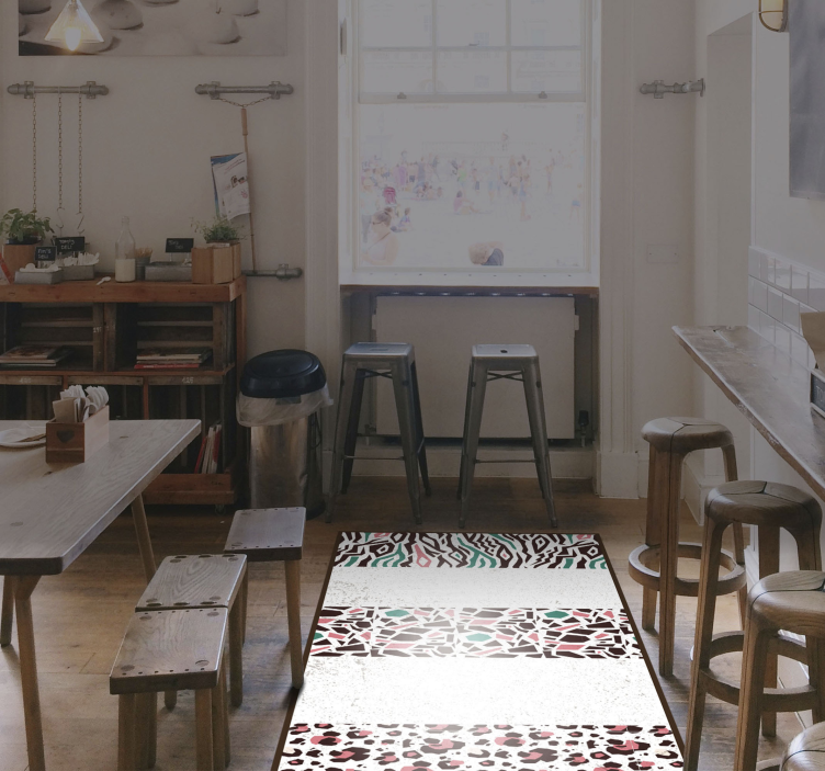 Mosaic rug mosaic pattern blend - TenStickers