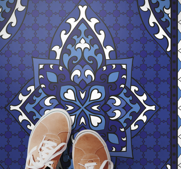 Mosaic rug mosaic symmetry - TenStickers