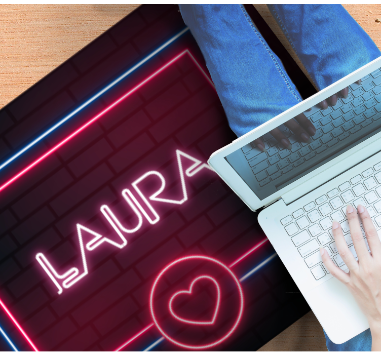 Neon Sign Love custom floor mat - TenStickers