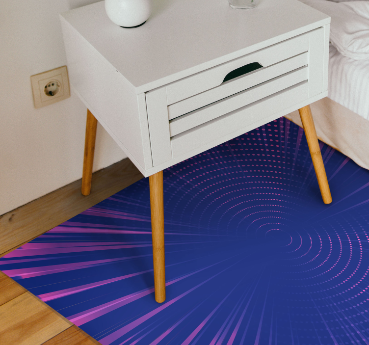 Optical Radiance geometric rug - TenStickers