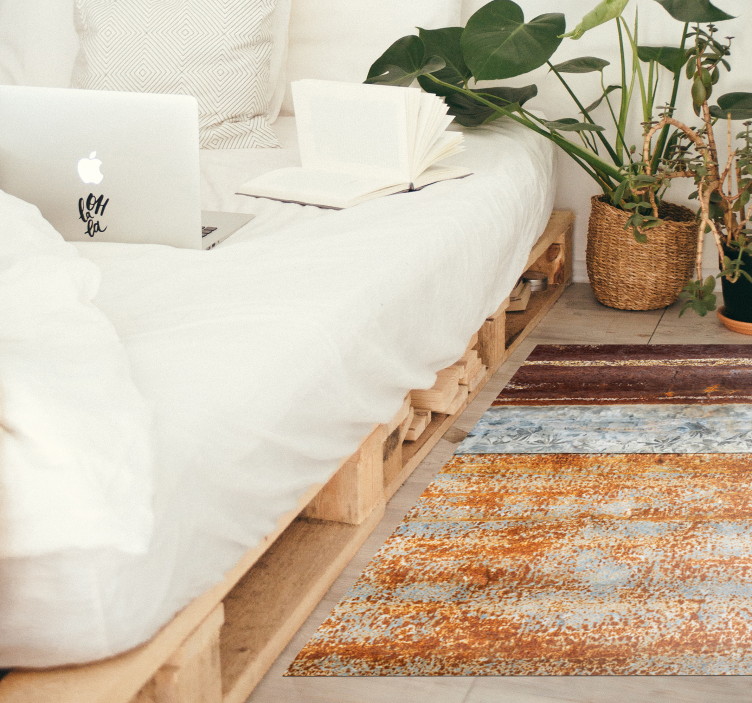 Rustic Elegance texture rug - TenStickers