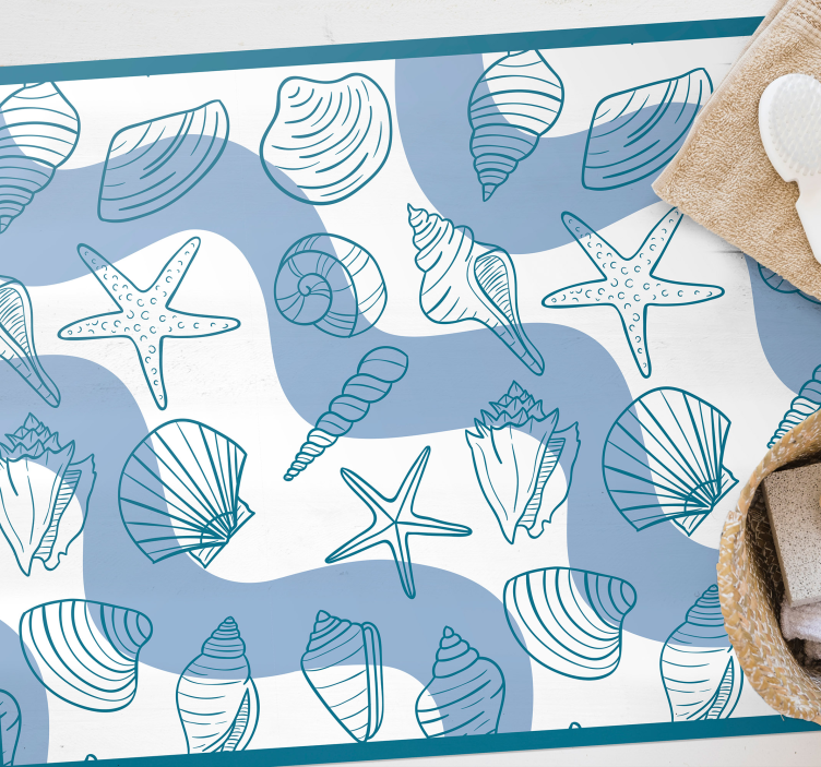 Seaside Motifs animal mat - TenStickers