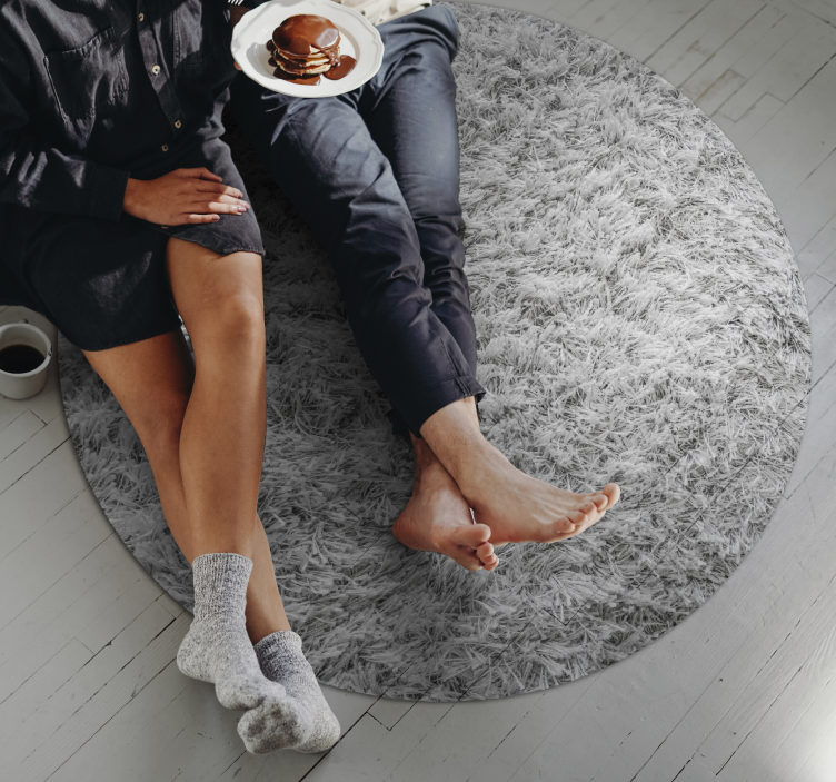 Shaggy Surface texture rug - TenStickers