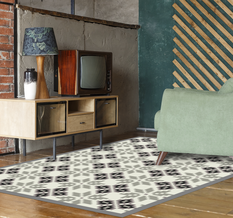 Simple nordic style  nordic rug - TenStickers