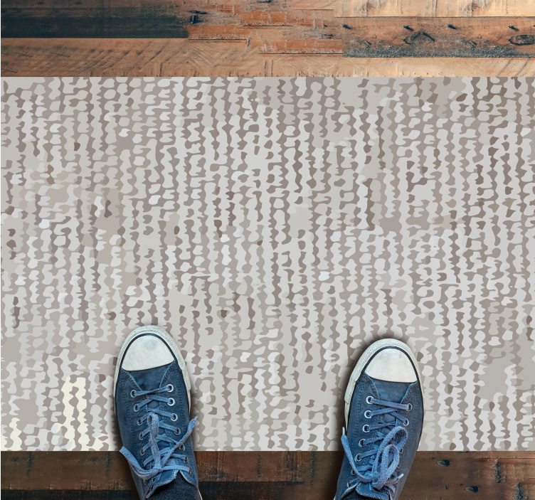 Soft Neutral Pattern bedroom carpet - TenStickers