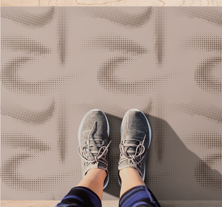Soft Textured Swirls living room rug - TenStickers