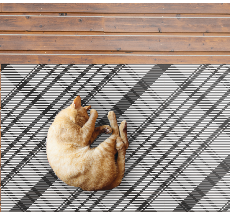 Solid color stripes stripes rug - TenStickers