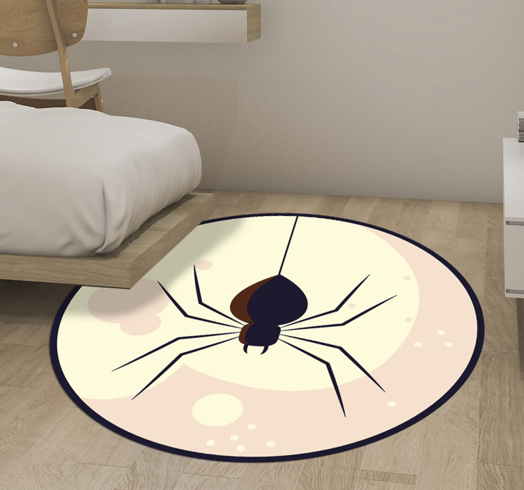 Spider Illustration halloween rugs - TenStickers