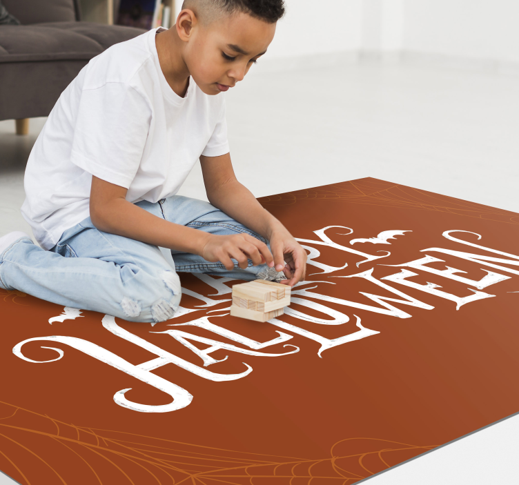 Spooky welcome halloween rugs - TenStickers