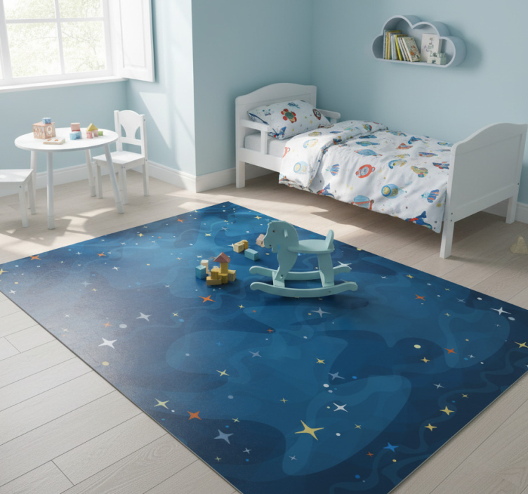 Star rug starry camouflage - TenStickers