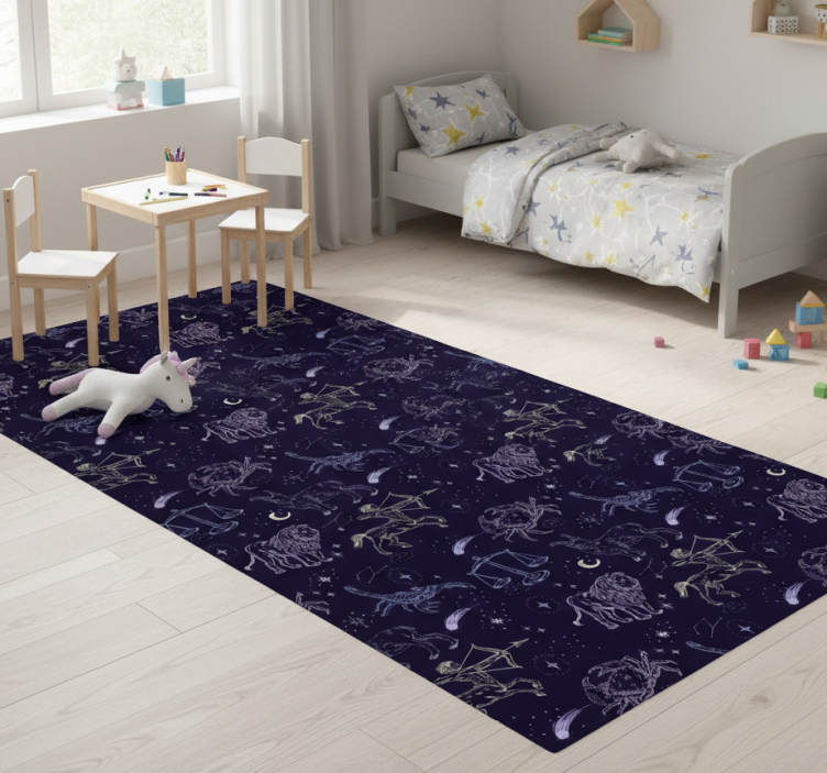 Star rug with constellation design - TenStickers