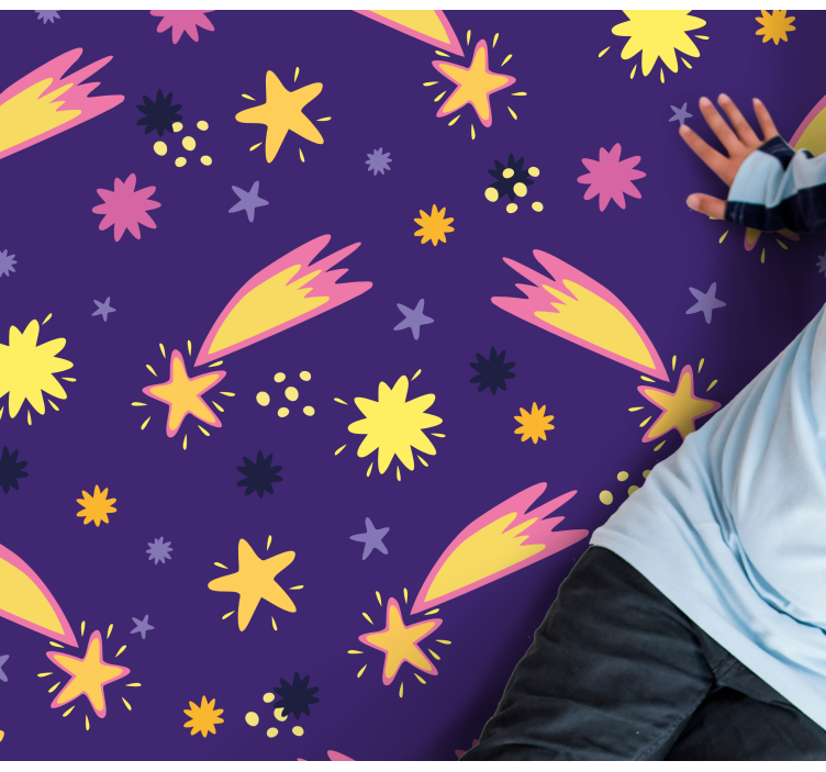 Star rug with shooting star design - TenStickers