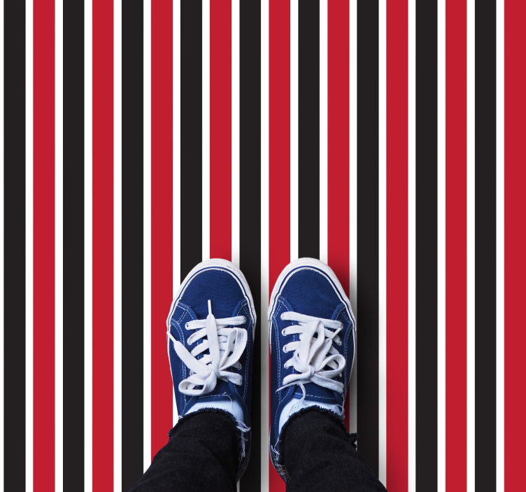 Striking Vertical Lines stripes rug - TenStickers