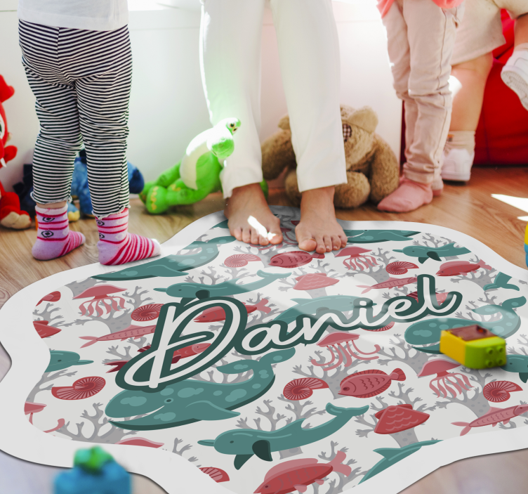 Custom subaquatic expedition kids rug - TenStickers
