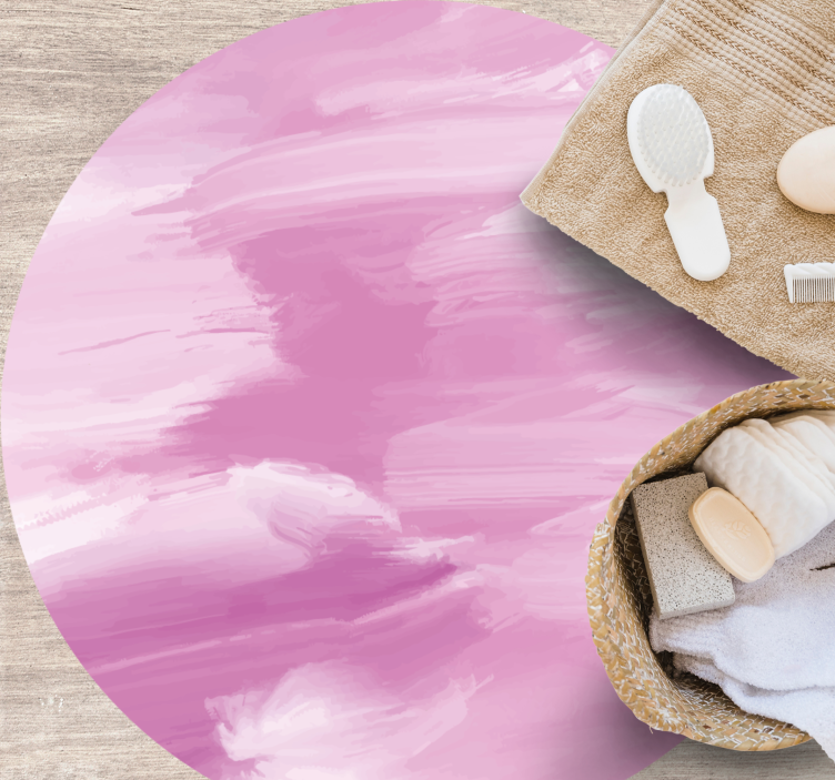 Texture rug gentle rose swirls - TenStickers