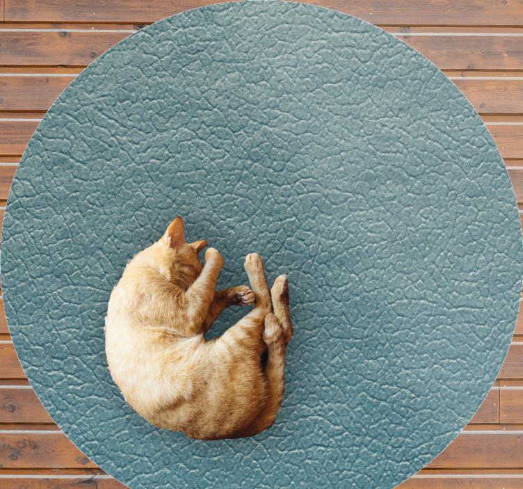Texture rug in cracked teal effect - TenStickers