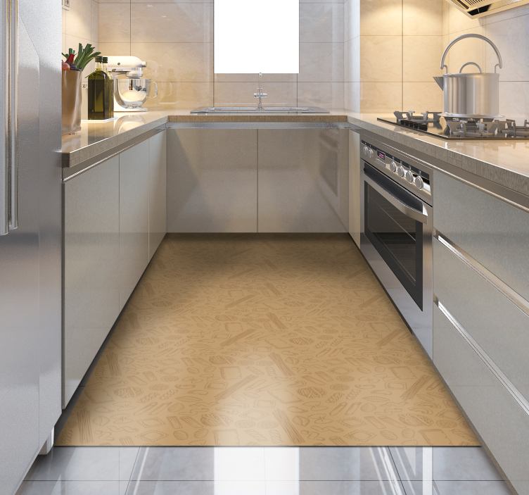 Textured Kitchen Protection kitchen mat - TenStickers