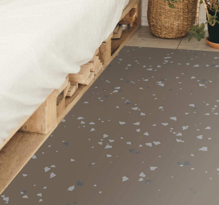 Textured Earth Tones bedroom carpet - TenStickers