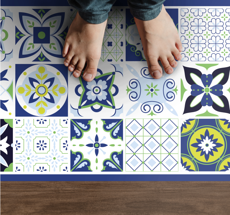 Tile carpet ceramic tile inspiration - TenStickers