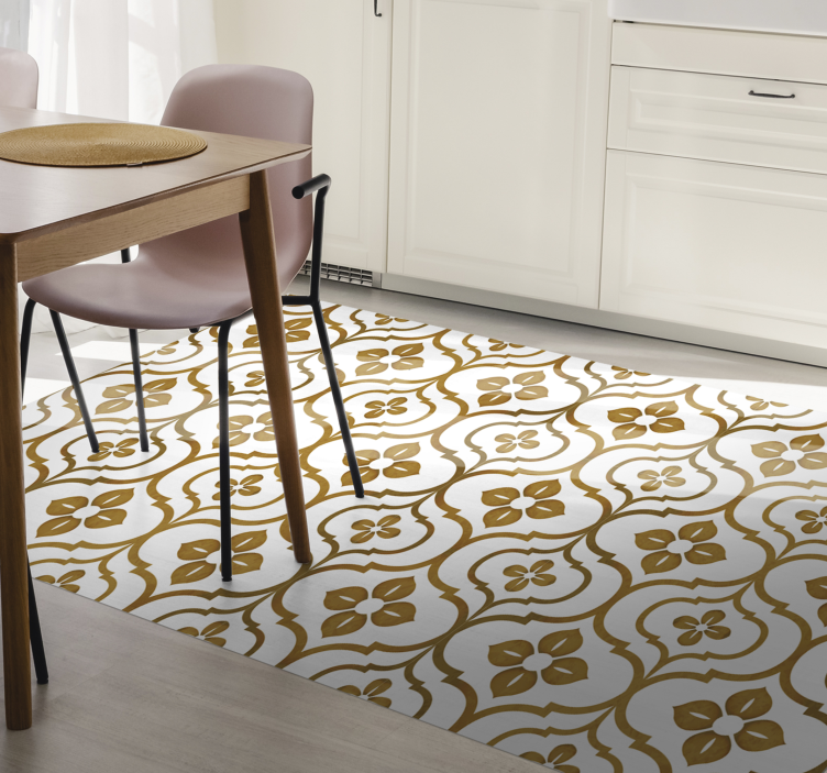 Tile carpet ornamental tile design - TenStickers