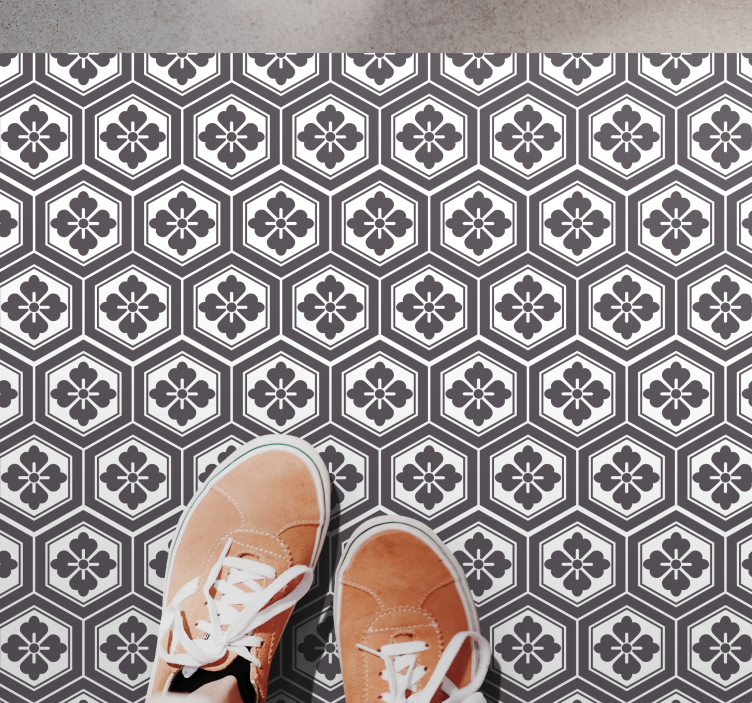 Traditional japanese pattern rectangular rug - TenStickers