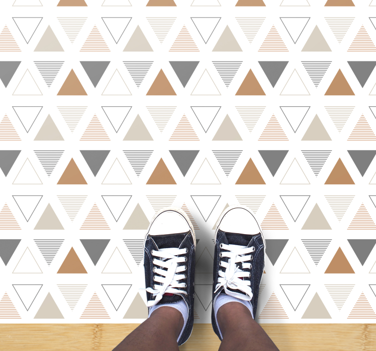 Triangular Pattern Design geometric rug - TenStickers